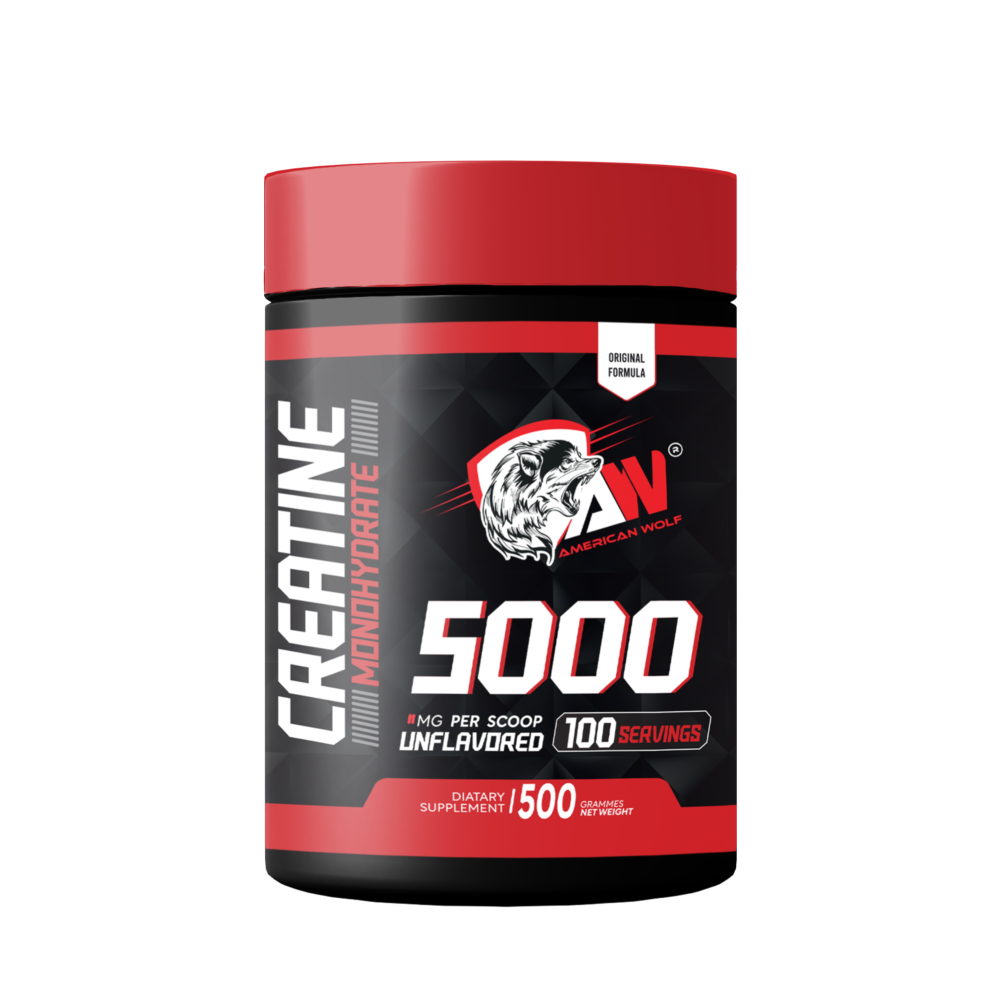 Creatine Monohydrate American wolf 500g