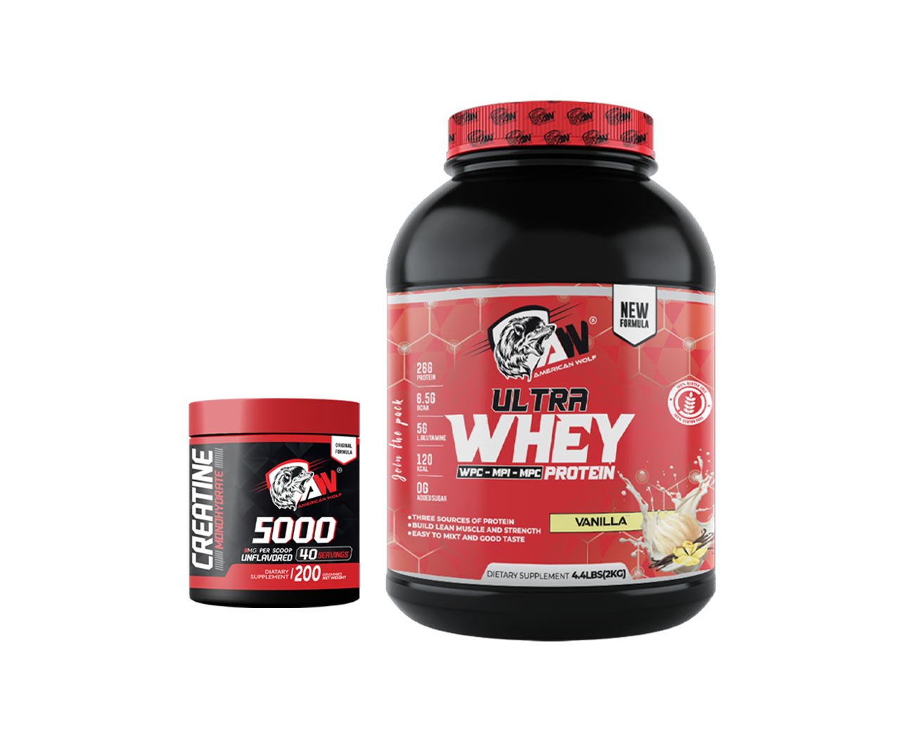 PACK ULTRA WHEY 2KG + CREATINE MONOHYDRATE 200G
