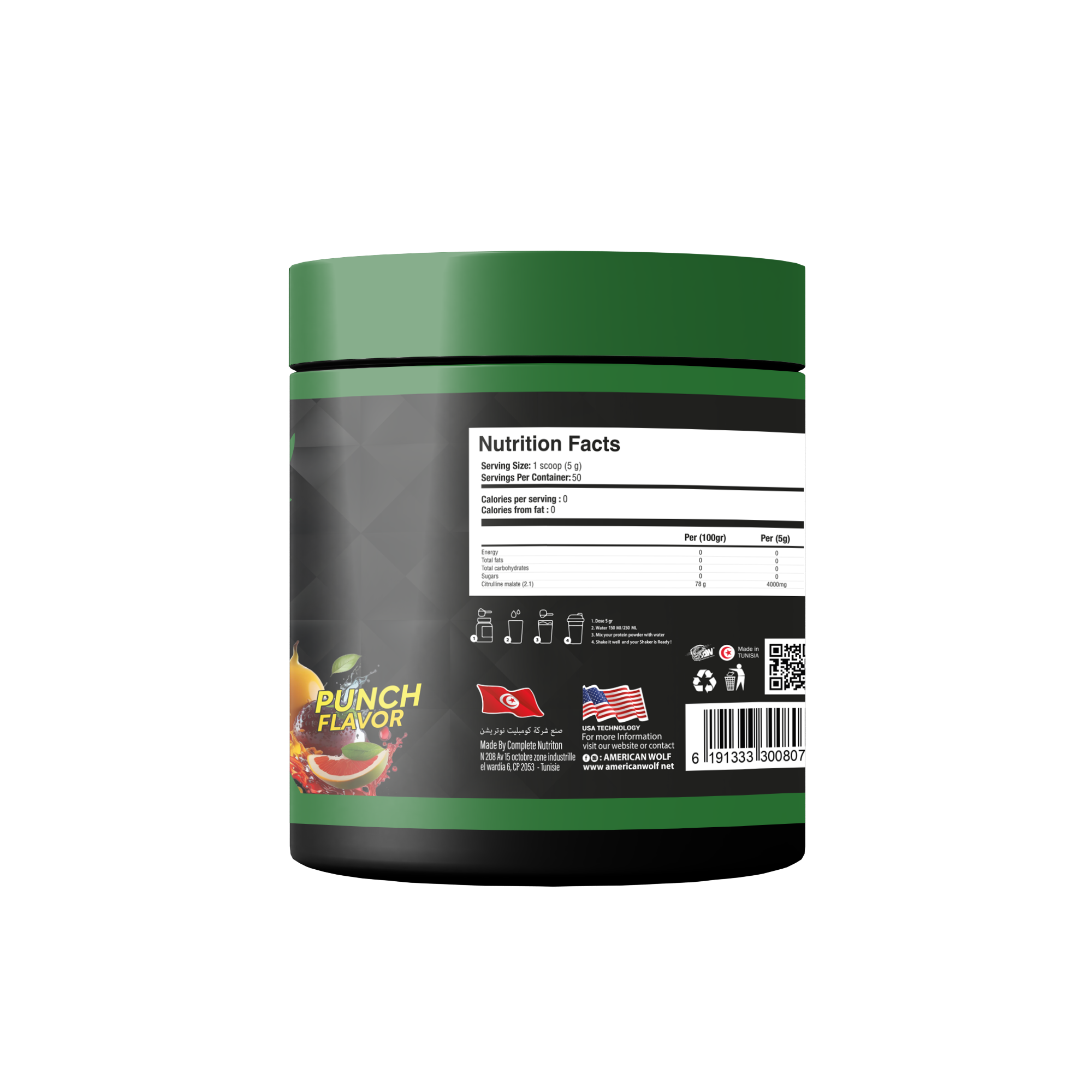 ULTRA L-CITRULINE | 250G american wolf