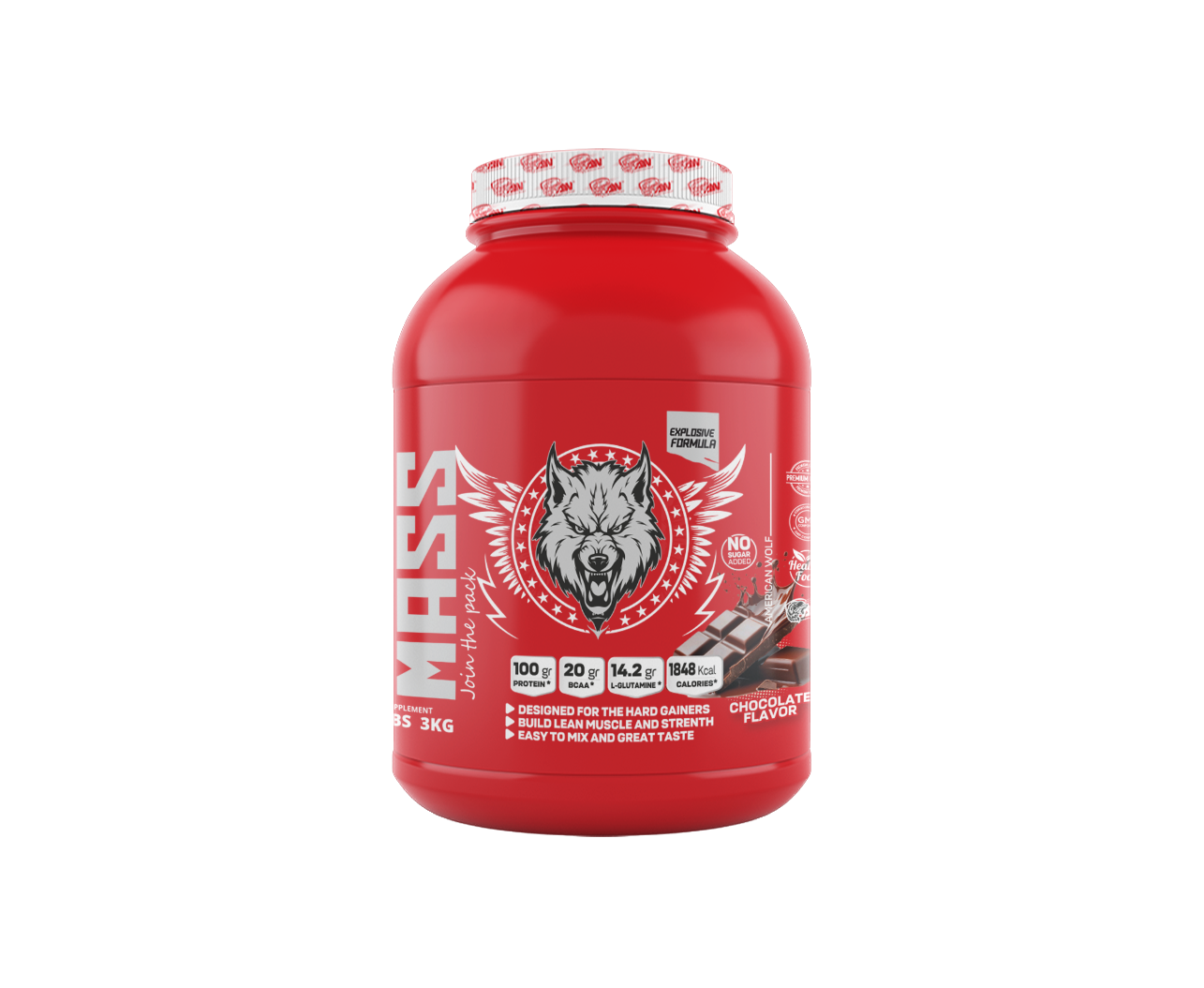 Hard Mass 3kg American Wolf chocolate 3kg