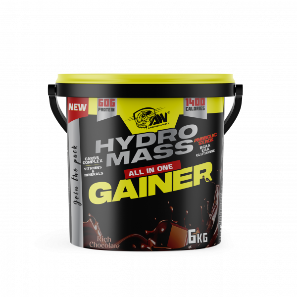 HYDRO MASS GAINER American Wolf Chocolate 6KG