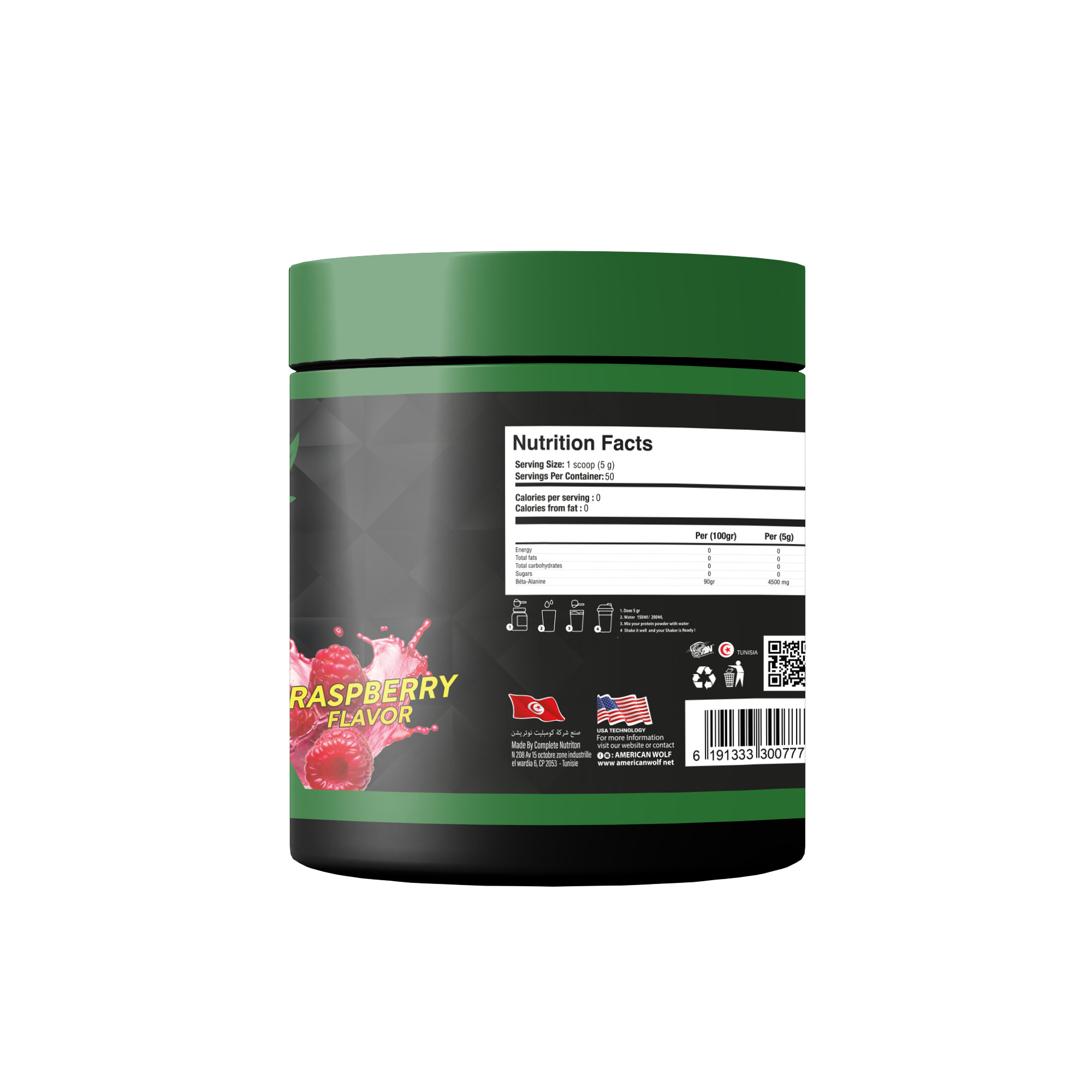 POWER BETA-ALANINE American Wolf 250G