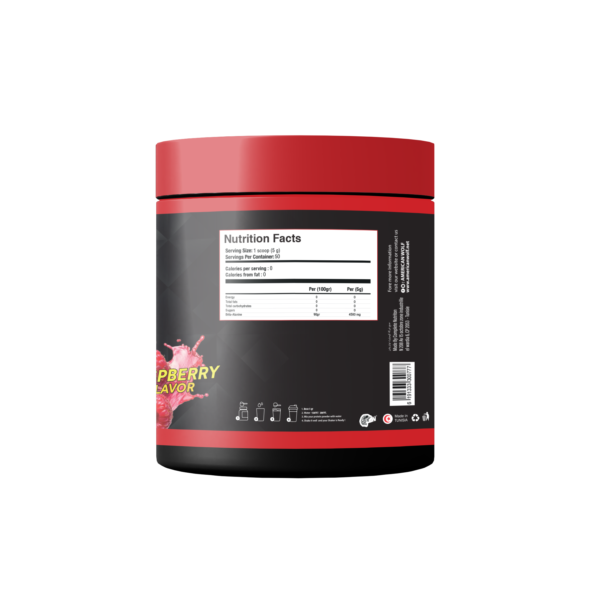 POWER BETA-ALANINE American Wolf 250G