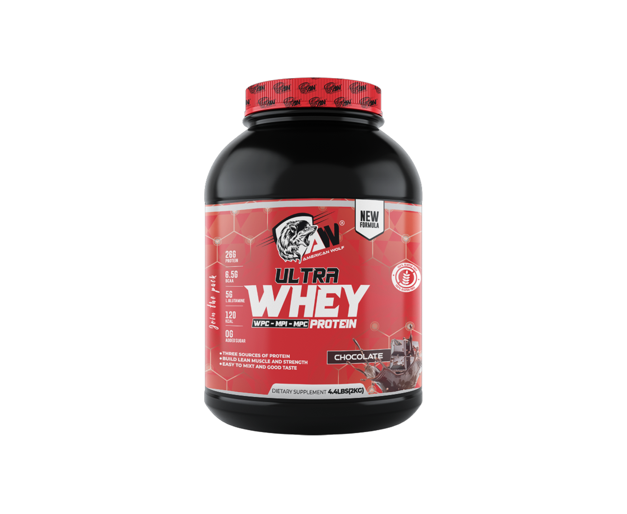 ULTRA WHEY American Wolf Chocolate 2KG