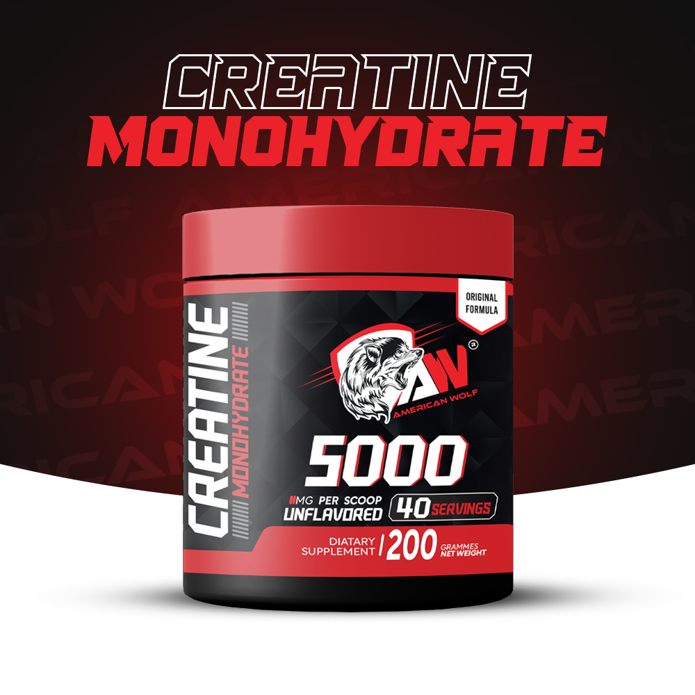 creatine monohydrate 200g american wolf