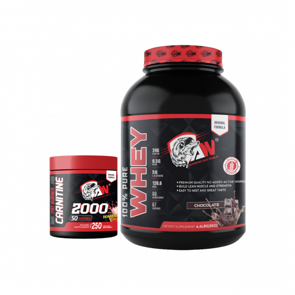 pack 100% pure whey + l-carnitine