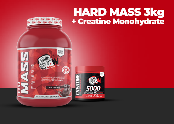 promo hard mass + creatine american wolf