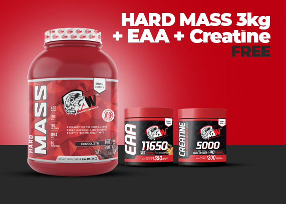 promo hard mass + EAA + Creatine Free american wolf